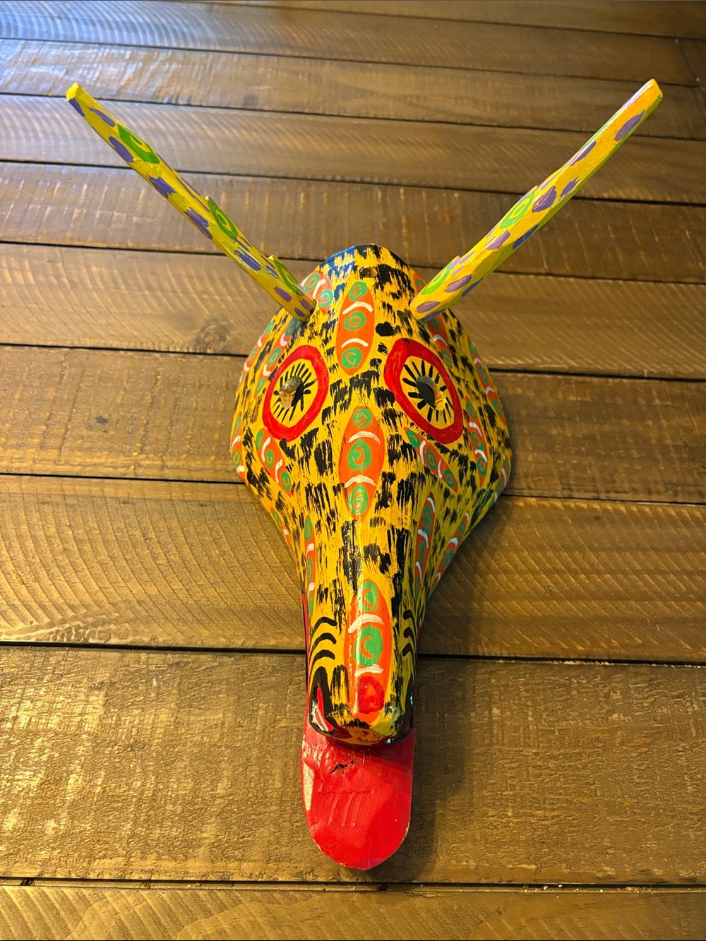 Hand-Painted Animal Mask